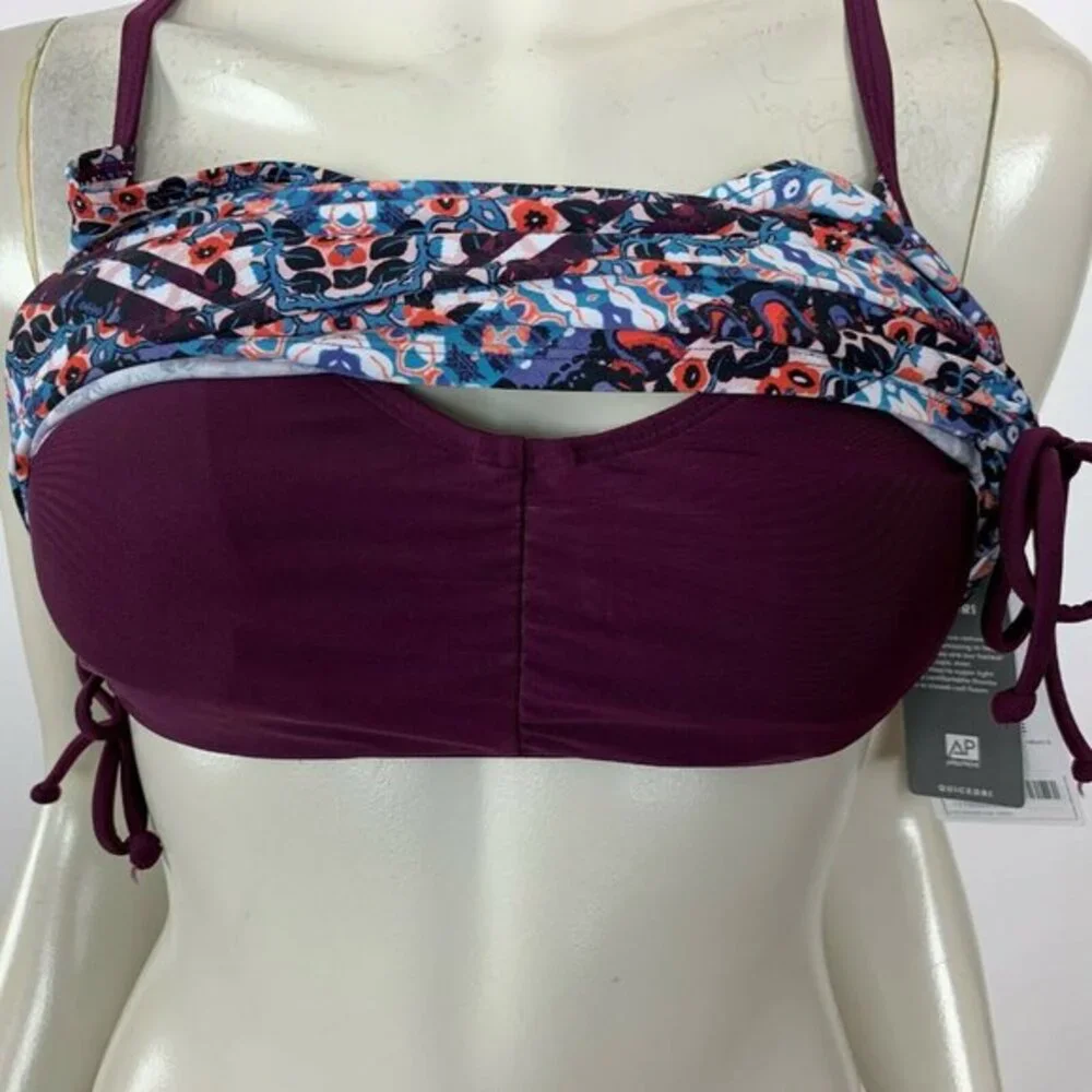 Athleta Marrakesh Side Scrunch Tankini Lycra‎ NWT